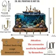 Ocean Ship Reef Coral Key Hook